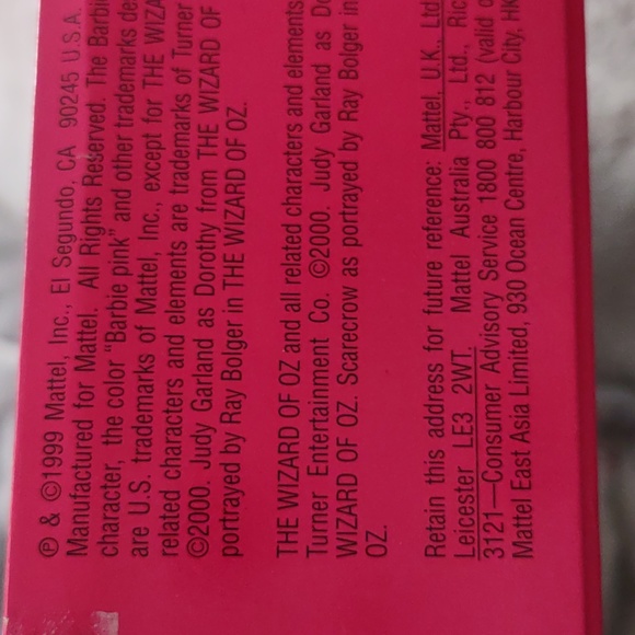 Mattel Doll Ken 1999 scarecrow wizard of Oz unisex New with box - Picture 6 of 6